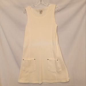 Fitigues Cream Color Summer Dress, Size Small
